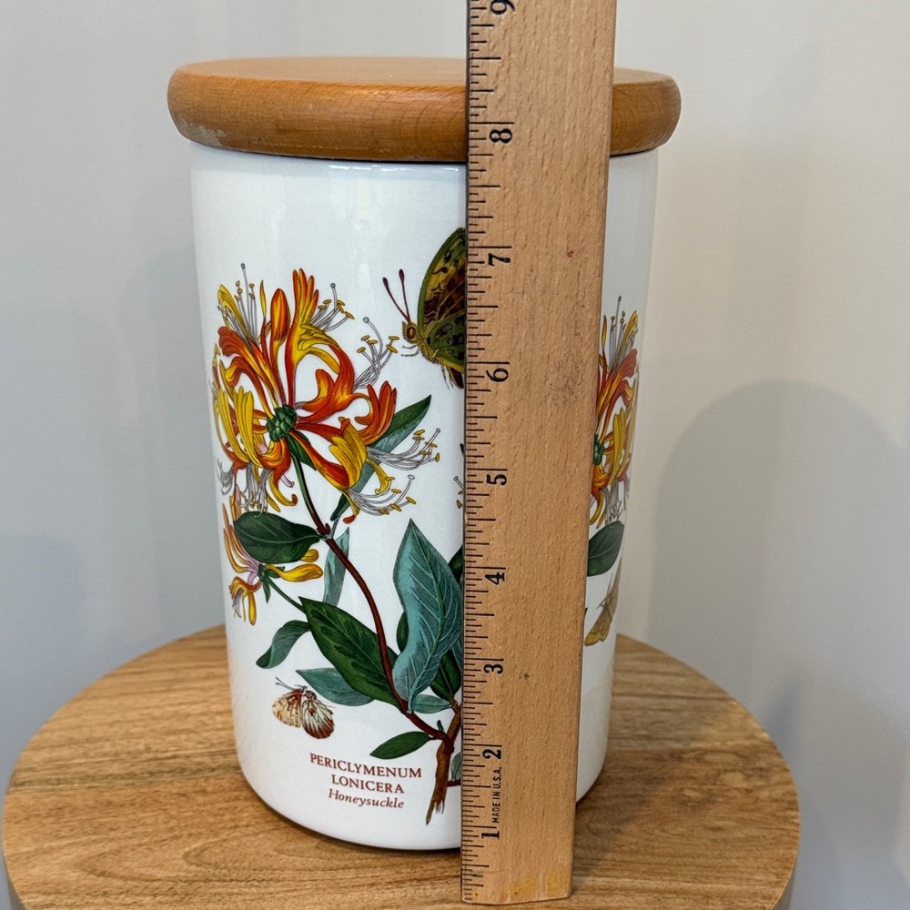 Portmeirion The Botanic Garden Honeysuckle Canister - Picture 5 of 7